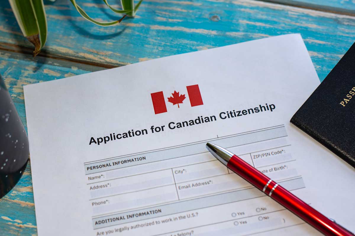 Canadian Citizenship Application Image